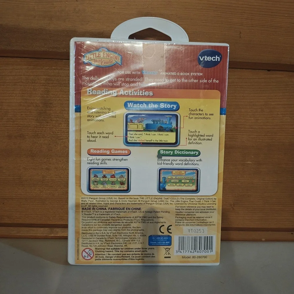 V.tech E-book System: Little‎ Engine That Could 3-5 years New Sealed